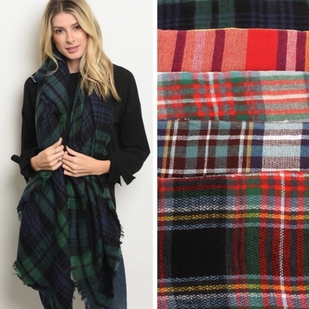 🆕Versatile patterned scarf, multiple patterns NWT - image 1